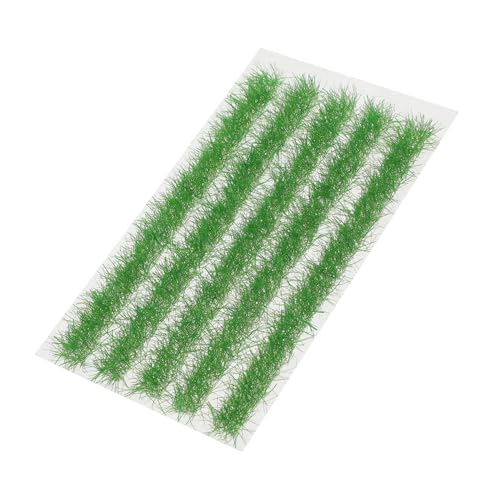 HONMEET Grass Miniatur Grasbüschel Set Simuliertes Gras Für Modelleisenbahnen Dioramen Und Miniatur Landschaften Statische Gras Tufts Lebendiger Grüner Farbe Für Realistische Dekoration Kunstrasen von HONMEET