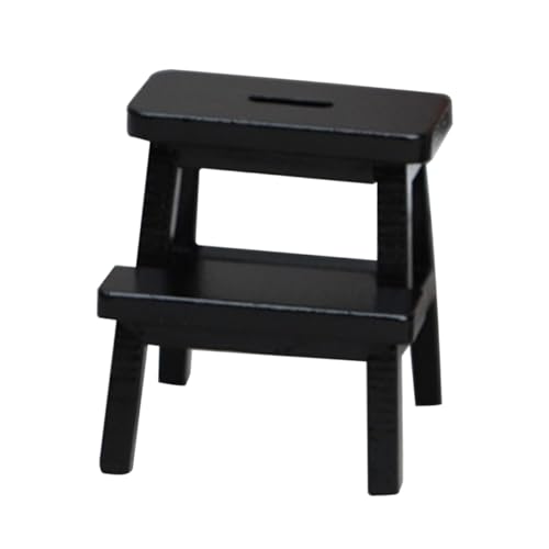 HONMEET Puppen Puppenhaus Miniatur Hocker Für Puppenhaus Schwarzer House Stool Ideales Zubehör Für Puppenhausmöbel Perfekt Für Kreative Rollenspiele Und Fantasievolles Puppenhauseinrichtung HONMEET Puppen Puppenhaus Miniatur Hocker Für Puppenhaus Schwarzer House Stool Ideales Zubehör Für Puppenhausmöbel Perfekt Für Kreative Rollenspiele Und Fantasievolles Puppenhauseinrichtung von HONMEET