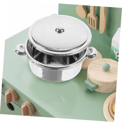 HONMEET Miniatur Küchenutensilien Teilig Detailreiche Küchen Deko für Puppenhaus Stabile Miniatur Küchenaccessoires Kindgerechtes für Kreative Mini Szenen von HONMEET