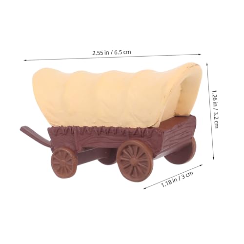 HONMEET Miniatur Kutsche aus Kunststoff Detailreiches Puppenhaus Miniatur Modell Dekorativer Mini Gartenwagen für Sandtisch Landschaft Realistisches Geschenk für Sammler HONMEET Miniatur Kutsche aus Kunststoff Detailreiches Puppenhaus Miniatur Modell Dekorativer Mini Gartenwagen für Sandtisch Landschaft Realistisches Geschenk für Sammler von HONMEET