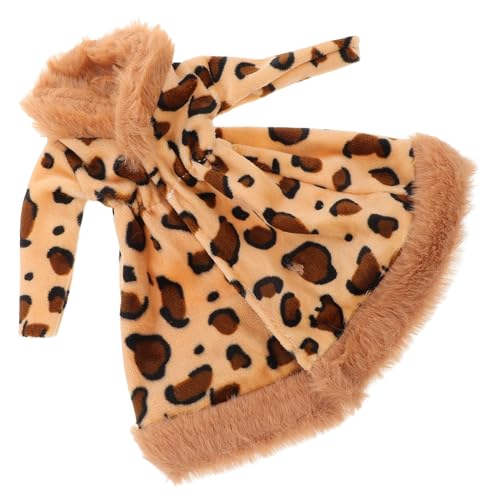HONMEET Puppenkleidung Plüschmantel Für 30 cm Große Puppen Modisches Mini-Outfit Entzückendes Puppen-anzieh-Puppen-Foto-requisit von HONMEET
