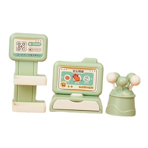 HONMEET Miniatur Spielkasse Kunststoff Glatte Oberfläche Stabile Kaufladen Kassenstation Interaktives Puppenhaus Zubehör Sicher für Geschenk und Dekoration HONMEET Miniatur Spielkasse Kunststoff Glatte Oberfläche Stabile Kaufladen Kassenstation Interaktives Puppenhaus Zubehör Sicher für Geschenk und Dekoration von HONMEET