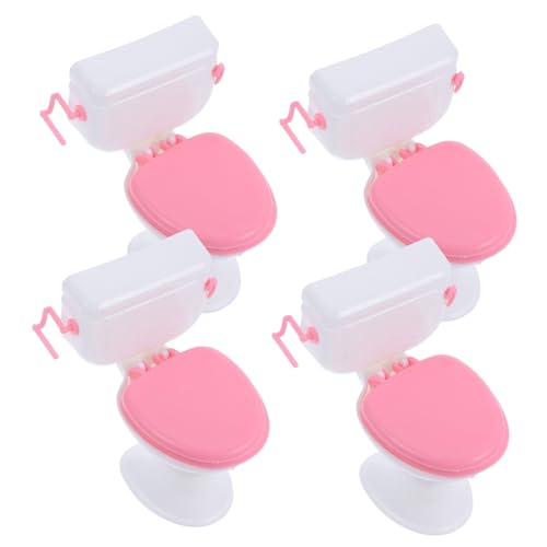 HONMEET Miniatur Toilette Mini Badezimmer Deko Puppenhaus Zubehör Große Puppen Toiletten Für Kreatives Und Dekorieren HONMEET Miniatur Toilette Mini Badezimmer Deko Puppenhaus Zubehör Große Puppen Toiletten Für Kreatives Und Dekorieren von HONMEET