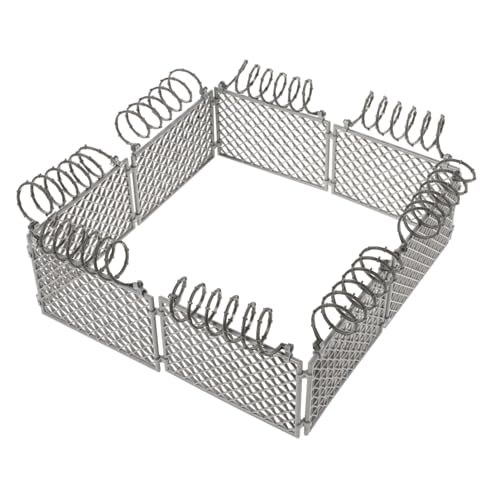 HONMEET Miniatur Zaun aus Flexiblem Kunststoff Einfach Montierbar für DIY Gefängnis und Kriegsszenen Realistisches Zubehör für Spielsets und Miniaturlandschaften Vielseitig Kombinierbar HONMEET Miniatur Zaun aus Flexiblem Kunststoff Einfach Montierbar für DIY Gefängnis und Kriegsszenen Realistisches Zubehör für Spielsets und Miniaturlandschaften Vielseitig Kombinierbar von HONMEET