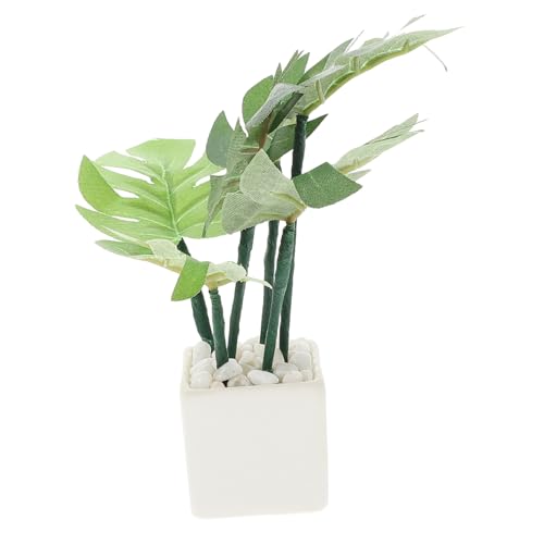 HONMEET Miniatur-puppenhaus-Pflanzen, Blumen, Künstliche Pflanzen, Künstliche Palmen, Blätter, Künstliche Schildkrötenblätter, Künstliche Monstera, Tropische Große Palmenblätter, Pflanze, HONMEET Miniatur-puppenhaus-Pflanzen, Blumen, Künstliche Pflanzen, Künstliche Palmen, Blätter, Künstliche Schildkrötenblätter, Künstliche Monstera, Tropische Große Palmenblätter, Pflanze, von HONMEET