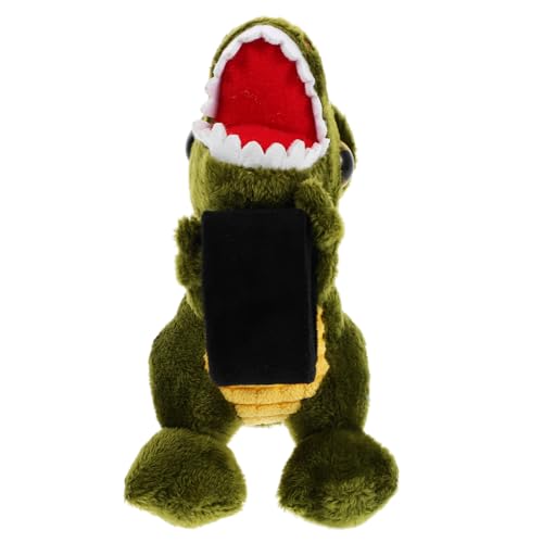 HONMEET Motorrad Dinosaurier Plüschtier Deko Kuschelig Strapazierfähig Detailreich Jungen Geschenk Kreative Lenkerfigur Befestigung Party Favor von HONMEET