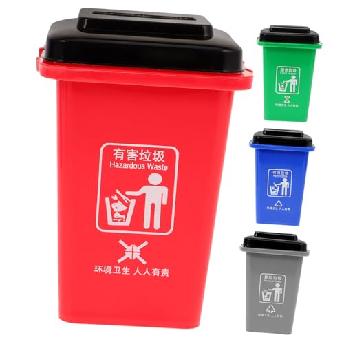 HONMEET Mülltonnen mit Karten Pädagogisches Abfallsortier spiel für Umweltbewusstsein Gesunder Gewohnheiten Lernspielzeug von HONMEET