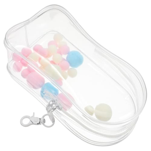 HONMEET PVC Transparente Puppen Aufbewahrungstasche mit Reißverschluss Staubschutz hängebeutel für Anime Figuren Tragbare Kleine Organizer Tasche für Puppen Vielseitig als Rucksack von HONMEET