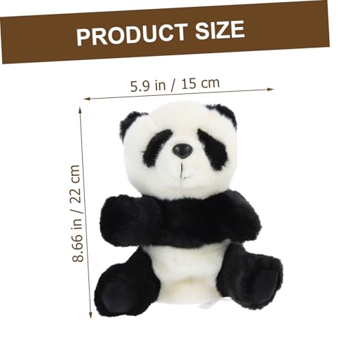 HONMEET Panda Handpuppe aus Weichem Pp baumwollmaterial Cartoon Handpuppen für Kleinkinder Fördert Rollenspiel und Eltern Junge Mädchen bindung Einfache Handhabung für Geschichten und von HONMEET
