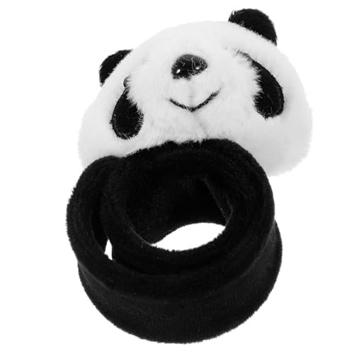 HONMEET Spielzeug Panda-armband Dschungel-partygeschenke Kuscheltier-umarmer Panda-umarmer Slap-bands Im Dschungel-stil Stofftier-slap-band Tierserviettenringe Knopf Kind Plüsch Niedlich von HONMEET