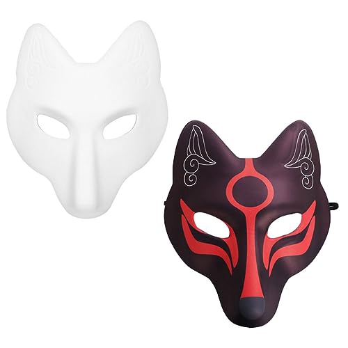 HONMEET Ledermaske Für Karneval Maskenmaske Damen Exquisites Tier-design von HONMEET
