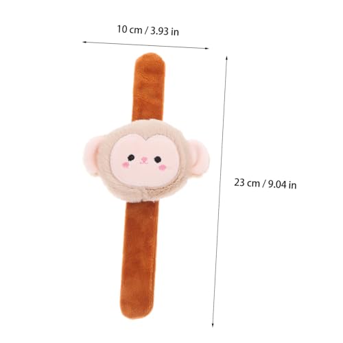 HONMEET Plüsch Affe Slap Armband Tiermotiv Party Mitgebsel Fasching Geschenk Süßes Handgelenkband Passend Für Mädchen Jungen Erwachsene HONMEET Plüsch Affe Slap Armband Tiermotiv Party Mitgebsel Fasching Geschenk Süßes Handgelenkband Passend Für Mädchen Jungen Erwachsene von HONMEET