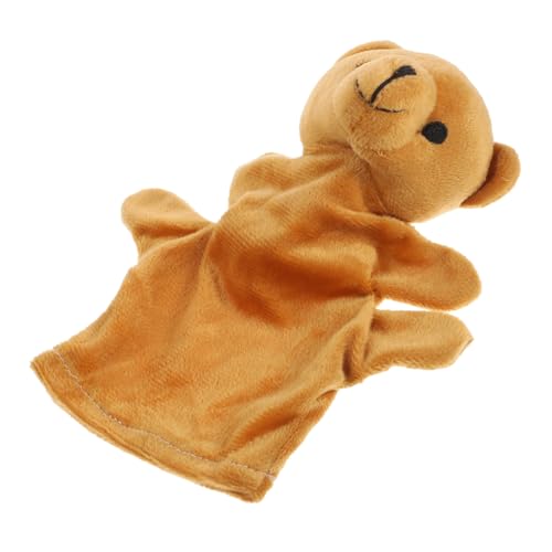 HONMEET Plüsch Bär Handpuppe Interaktives Kinderspielzeug Fingerpuppe für Kleinkinder Jahre Eltern Junge Mädchen Spiele Kreative Sprachförderung und Fantasieentwicklung von HONMEET