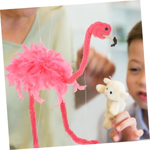 HONMEET Plüsch Flamingo Marionette aus Leichtem und Weichem Interaktive Tierpuppe für Puppentheater Langlebig Wiederverwendbar Farblich Zufällig Geeignet für Kreative Zufällige Farbe HONMEET Plüsch Flamingo Marionette aus Leichtem und Weichem Interaktive Tierpuppe für Puppentheater Langlebig Wiederverwendbar Farblich Zufällig Geeignet für Kreative Zufällige Farbe von HONMEET