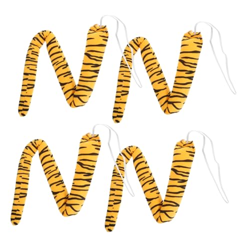 HONMEET Plüsch Tiger Teiliges Weicher Kostüm für Tierkostüm Cosplay Zubehör für Halloween Fasching Bühnenauftritte HONMEET Plüsch Tiger Teiliges Weicher Kostüm für Tierkostüm Cosplay Zubehör für Halloween Fasching Bühnenauftritte von HONMEET