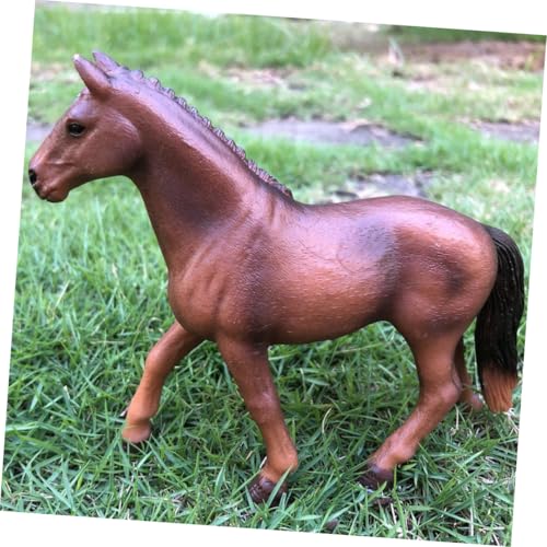 HONMEET Realistisches Pferdemodell aus Hochwertigem PVC Detailgetreues Wildpferd für Langlebiges Ornament für Indoor Pferde Dekoration und Geschenkidee HONMEET Realistisches Pferdemodell aus Hochwertigem PVC Detailgetreues Wildpferd für Langlebiges Ornament für Indoor Pferde Dekoration und Geschenkidee von HONMEET