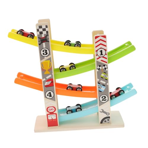 HONMEET Rennbahn Spielset mit Fahrzeugen Mehrschichtige Auto Rampe für Kleinkinder Farbenfrohes Konzentrations und Koordinationsförderndes Lernspielzeug HONMEET Rennbahn Spielset mit Fahrzeugen Mehrschichtige Auto Rampe für Kleinkinder Farbenfrohes Konzentrations und Koordinationsförderndes Lernspielzeug von HONMEET