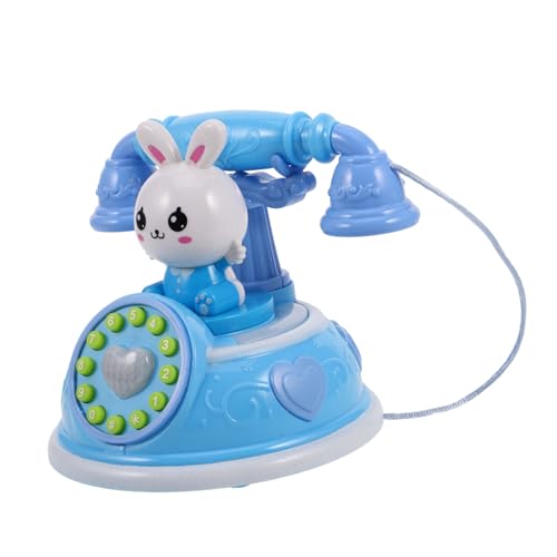 HONMEET Retro LED Telefonspielzeug für Interaktives Wählscheibentelefon mit Verschiedenen Spielmodi Kommunikationsfähigkeiten und Sprachentwicklung von HONMEET