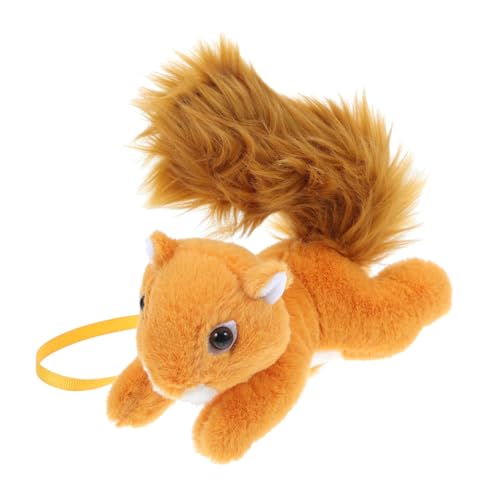 HONMEET Plüsch-eichhörnchen-Schulter-Accessoire Für Cosplay Weiche Pp-Baumwolle Realistische Eichhörnchen-Statue von HONMEET