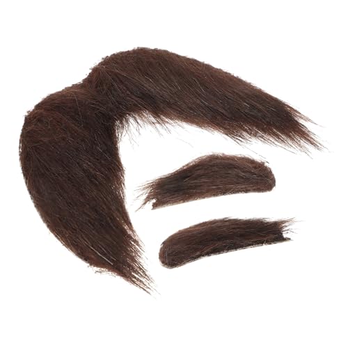 HONMEET Selbstklebender Bart und Augenbrauen für Ältere Herren Realistisches Fake Bart und Schnurrbart Kostümzubehör Bequemes Halloween Party Accessoire Langlebig und Einfach Anzubringen HONMEET Selbstklebender Bart und Augenbrauen für Ältere Herren Realistisches Fake Bart und Schnurrbart Kostümzubehör Bequemes Halloween Party Accessoire Langlebig und Einfach Anzubringen von HONMEET