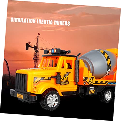 HONMEET Simulation Inertial Baustellenfahrzeug Mixer LKW Modell Buntes Kinderfahrzeug Ab Jahren Robustes Konstruktionsspielzeug für Jungen und Mädchen Zufällige Farbe Zufällige Farbe von HONMEET