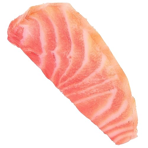 HONMEET Simulation Lachsscheibe, Realistische Gefälschte Lachs-Requisite, Restaurant-Fake-Food-Modell, Gefälschte Lebensmittel-lachs-Requisite HONMEET Simulation Lachsscheibe, Realistische Gefälschte Lachs-Requisite, Restaurant-Fake-Food-Modell, Gefälschte Lebensmittel-lachs-Requisite von HONMEET