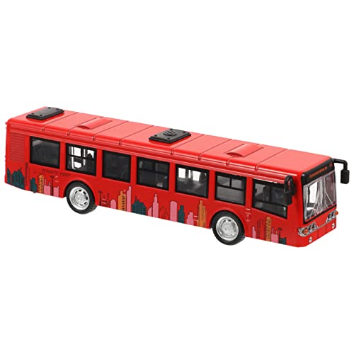 HONMEET Kinderspielzeug Auto Spielzeug Bus 70 Rotes City Bus Modell Aufziehspielzeug Für Rückziehauto Spielzeugauto Ideal Für Jungen Und Ädchen Ab 3 Jahren Modellfahrzeug Für Kreative Spielstunden von HONMEET