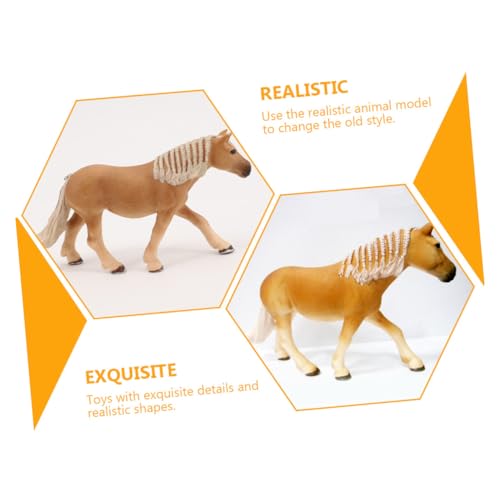 HONMEET Simuliertes Pferdemodell Realistische Wildtierfigur für Indoor Dekoration Leichter Tragbarer Pferdecognitionsspielzeug für Zuhause und Schule HONMEET Simuliertes Pferdemodell Realistische Wildtierfigur für Indoor Dekoration Leichter Tragbarer Pferdecognitionsspielzeug für Zuhause und Schule von HONMEET