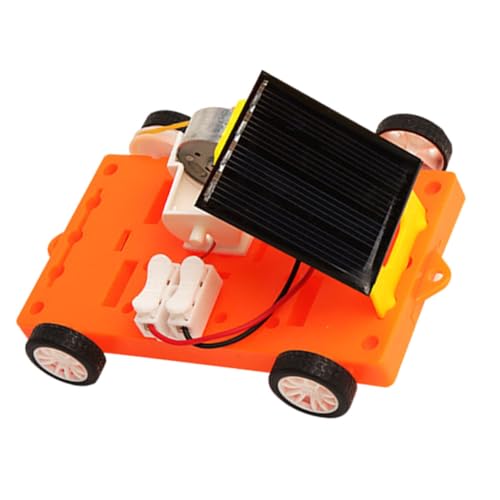 HONMEET Solarauto Modell Kleines Bauspielzeug Solarauto Modell Zusammenbauen Solar Modellauto Solarbetriebenes Fahrzeug von HONMEET