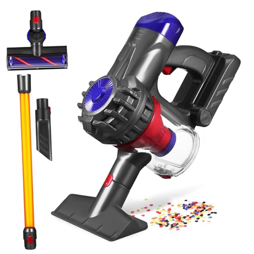 HONMEET Staubsauger für Kabelloser Interaktiver Vakuum für Jungen Realistisches Design mit Soundeffekten für Spielaktivitäten Kinderfreundlich und Einfach HONMEET Staubsauger für Kabelloser Interaktiver Vakuum für Jungen Realistisches Design mit Soundeffekten für Spielaktivitäten Kinderfreundlich und Einfach von HONMEET