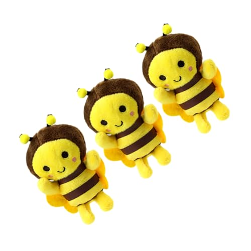 HONMEET Süßes Biene-plüschtier Weiches Bienenspielzeug Plüsch-Bienen- Für Schlüsselanhänger Schlüsselornament Plüsch-schlüsselanhänger HONMEET Süßes Biene-plüschtier Weiches Bienenspielzeug Plüsch-Bienen- Für Schlüsselanhänger Schlüsselornament Plüsch-schlüsselanhänger von HONMEET