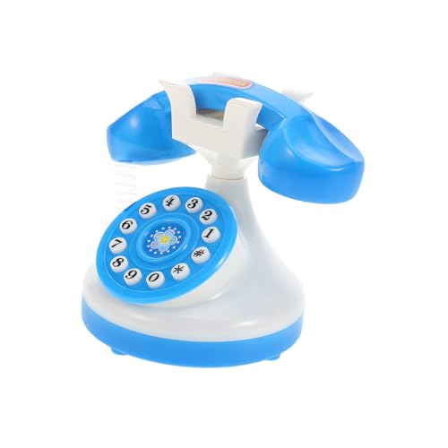 HONMEET Telefon aus Kunststoff Mini Retro Wählscheiben Telefon Interaktives Rollenspiel für Jungen und Mädchen Batteriefrei Farblich Sortiert für Kreative Spielszenen Zufällige Farbe von HONMEET