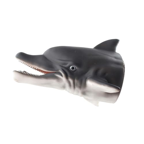 HONMEET Tierische Handpuppe Delfin für Realistische Meeresfigur zum Rollenspiel Fördert Kreativität und Fantasie Interaktives für Jungen und Mädchen Handlich und Leicht Bedienbar von HONMEET