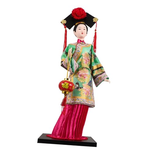 HONMEET Traditionelle Kleidungpuppen traditionelle japanische Puppe chinesische Seidenfigur Sammler -chinesische Puppenfigur chinesische Seidenpuppe chinesische Neujahrspuppe Gips Green HONMEET Traditionelle Kleidungpuppen traditionelle japanische Puppe chinesische Seidenfigur Sammler -chinesische Puppenfigur chinesische Seidenpuppe chinesische Neujahrspuppe Gips Green von HONMEET
