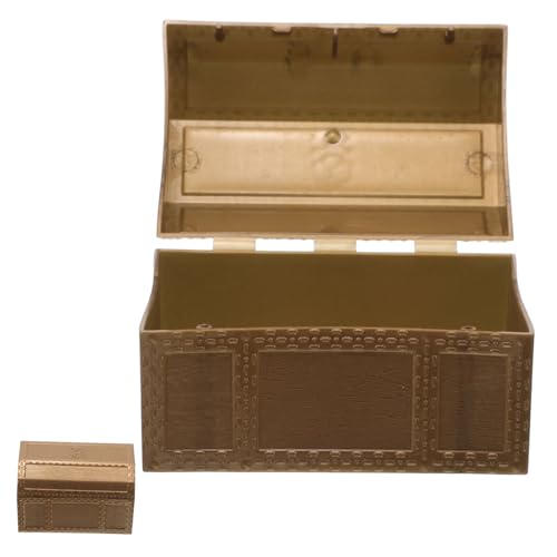 HONMEET Vintage-schatztruhe Für Kinder, Kleine Kunststoff-aufbewahrungsbox Für Klassenzimmerpreise, Geburtstagsfeiergeschenke Und Piratendekorationen von HONMEET