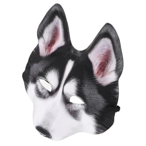 HONMEET Hundemaske Für Halloween Und Kostümparty - Vollflächig Für Cosplay Und Lebensechte Tierkopf- von HONMEET