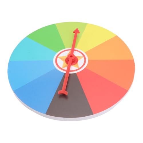 HONMEET Wandmontiertes Drehbares Glücks preisauswahlrad Bunte Farbschlitze Robustes Karnevalsspiel für Faschingsspiele und Partys Langlebiges DIY Spiel mit Kompakter Platzsparender HONMEET Wandmontiertes Drehbares Glücks preisauswahlrad Bunte Farbschlitze Robustes Karnevalsspiel für Faschingsspiele und Partys Langlebiges DIY Spiel mit Kompakter Platzsparender von HONMEET