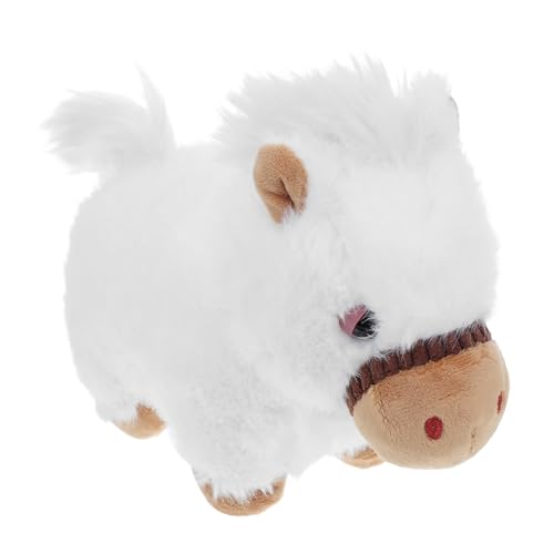 HONMEET Weißes Pferd-plüschtier: 2026 Chinesisches Sternzeichen-Maskottchen-Puppe, Weiches Stofftier Für Neujahrs-Geburtstagsparty, Gastgeschenke, Heimdekoration, 25 cm HONMEET Weißes Pferd-plüschtier: 2026 Chinesisches Sternzeichen-Maskottchen-Puppe, Weiches Stofftier Für Neujahrs-Geburtstagsparty, Gastgeschenke, Heimdekoration, 25 cm von HONMEET