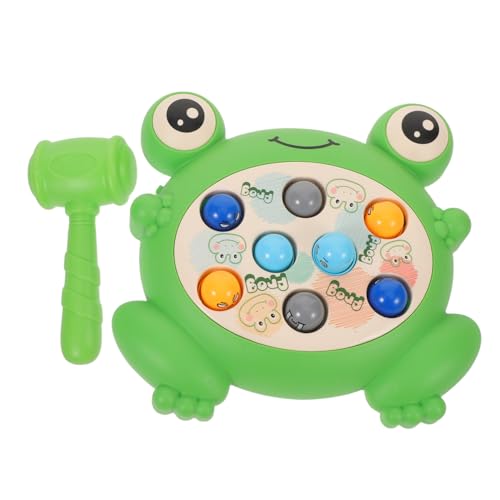 HONMEET Whack A Frog Spiel Lernspielzeug mit Hammer Interaktives Maulwurfspiel für Jungen und Mädchen Familientischspiel Koordination Stressabbau und Sensorischer Entwicklung HONMEET Whack A Frog Spiel Lernspielzeug mit Hammer Interaktives Maulwurfspiel für Jungen und Mädchen Familientischspiel Koordination Stressabbau und Sensorischer Entwicklung von HONMEET