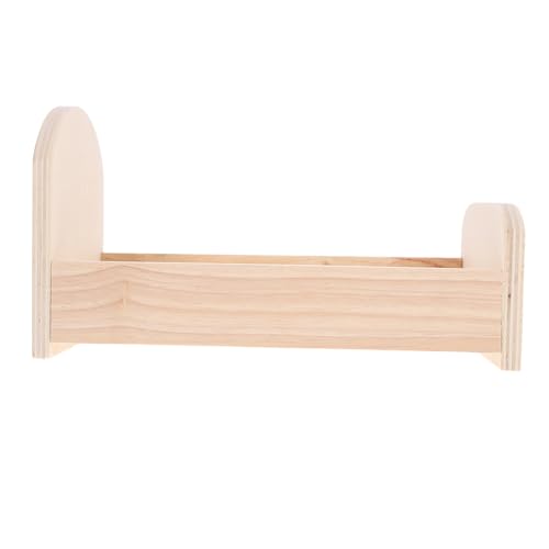 HONMEET Winziges Puppen die Miniatur Holzbett Hausbett Bett Puppenhaus Miniaturbett Modell für Hausversorgung Dekoration Möbelzubehör Einzelbett Schlafzimmermöbel HONMEET Winziges Puppen die Miniatur Holzbett Hausbett Bett Puppenhaus Miniaturbett Modell für Hausversorgung Dekoration Möbelzubehör Einzelbett Schlafzimmermöbel von HONMEET