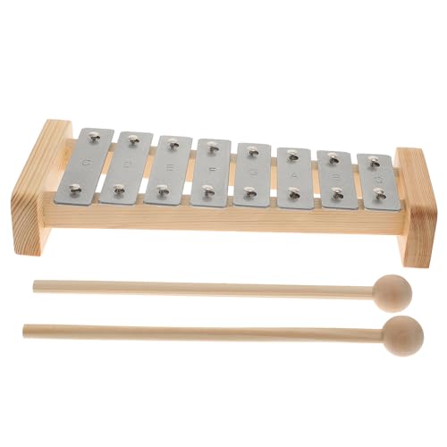 HONMEET Xylophon Töne Buntes Aluminiumplatten Percussion Instrument für Frühkindliche und Motorikförderung Sicheres Musikspielzeug für Junge Mädchen und Kleinkinder von HONMEET