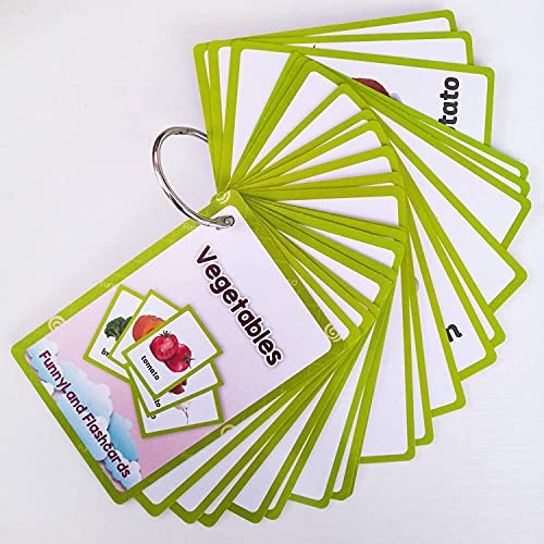 HONTOUSIP 20 Stück Gemüse-Lernkarten für Kleinkinder, spezielles Lernkarten-Set, perfekt für Kindergärtner/Lehrer/Autismus-Therapeuten, Werkzeuge (11 x 7,6 cm) von HONTOUSIP