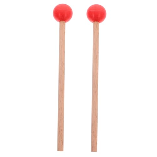 HOODANCOS 1 Paar Gummikopf Percussion Mallets mit Holzgriff für Xylophon und Glockenspiel Lange Trommelstöcke Ergonomisches Design Langlebige Verarbeitung Benutzerfreundlich für HOODANCOS 1 Paar Gummikopf Percussion Mallets mit Holzgriff für Xylophon und Glockenspiel Lange Trommelstöcke Ergonomisches Design Langlebige Verarbeitung Benutzerfreundlich für von HOODANCOS
