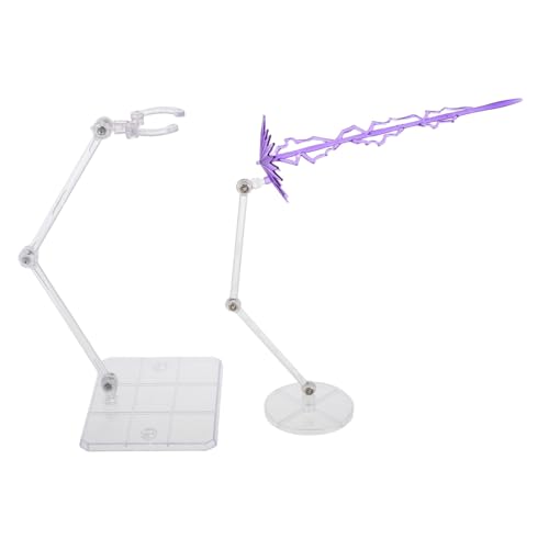 HOODANCOS 1 Satz Action Figure Support Stand mit Energieeffekt Kompatibel für Gundam Modelle Klare Zubehörteile zur Präsentation von Action Figuren Stabiler Halterung für Beeindruckende HOODANCOS 1 Satz Action Figure Support Stand mit Energieeffekt Kompatibel für Gundam Modelle Klare Zubehörteile zur Präsentation von Action Figuren Stabiler Halterung für Beeindruckende von HOODANCOS