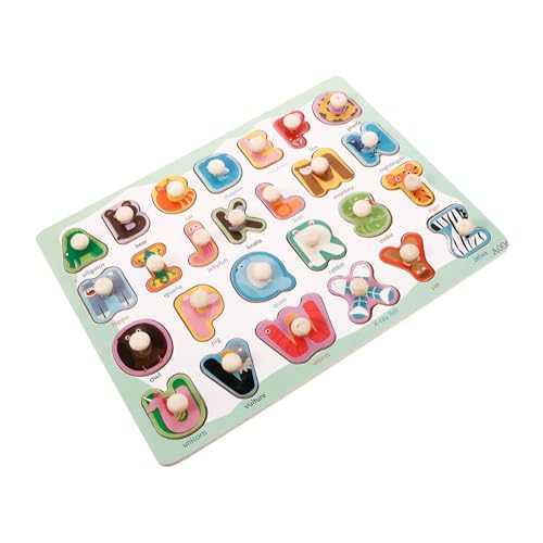 HOODANCOS 1 Satz Briefkognitiver Board Kinderspielzeug -Puzzle- englisches passendes kleine Rätsel für lustige passende spielzeuge Englisches Rätsel Holz HOODANCOS 1 Satz Briefkognitiver Board Kinderspielzeug -Puzzle- englisches passendes kleine Rätsel für lustige passende spielzeuge Englisches Rätsel Holz von HOODANCOS