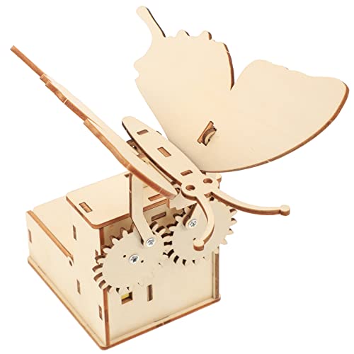 HOODANCOS 1 Satz DIY Mechanisches Schmetterlings aus Holz für Wissenschaftsexperiment Kreativität und Handfertigkeit für Geburtstagsfeiern und Lernspiele HOODANCOS 1 Satz DIY Mechanisches Schmetterlings aus Holz für Wissenschaftsexperiment Kreativität und Handfertigkeit für Geburtstagsfeiern und Lernspiele von HOODANCOS