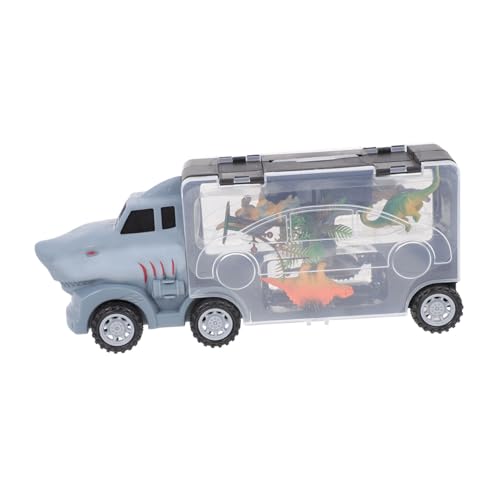 HOODANCOS 1 Satz Dinosaurier Modellspielzeug und Tier Container Truck für Tragbar Lehrreich für Sammlung Blauer Farbton HOODANCOS 1 Satz Dinosaurier Modellspielzeug und Tier Container Truck für Tragbar Lehrreich für Sammlung Blauer Farbton von HOODANCOS