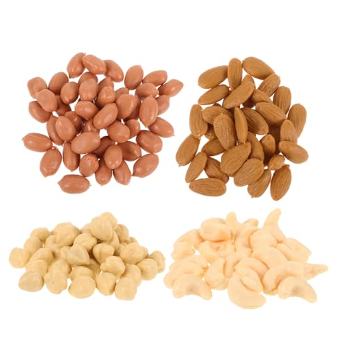 HOODANCOS 1 Satz Erdnüsse Cashews Haselnüsse Mandeln für DIY Fotografie und Wohnaccessoires HOODANCOS 1 Satz Erdnüsse Cashews Haselnüsse Mandeln für DIY Fotografie und Wohnaccessoires von HOODANCOS