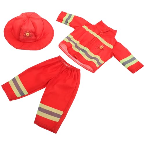 HOODANCOS 1 Satz Feuerwehr Outfit mit Helm und Zubehör für Rollenspiele und Kinderverkleidung für Kreative Rollenspiele und Anlässe HOODANCOS 1 Satz Feuerwehr Outfit mit Helm und Zubehör für Rollenspiele und Kinderverkleidung für Kreative Rollenspiele und Anlässe von HOODANCOS
