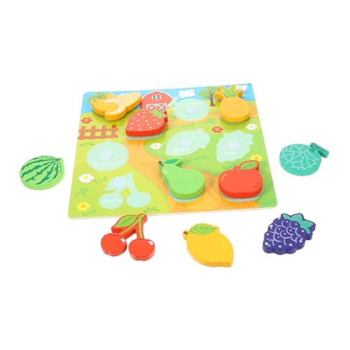 HOODANCOS 1 Satz Holz Puzzle für Kleinkinder Interaktives Lernspielzeug Farben und Formen Geeignet für Vorschulkinder Sicher und Handlich Fördert Eltern Junge Mädchen Beziehungen HOODANCOS 1 Satz Holz Puzzle für Kleinkinder Interaktives Lernspielzeug Farben und Formen Geeignet für Vorschulkinder Sicher und Handlich Fördert Eltern Junge Mädchen Beziehungen von HOODANCOS
